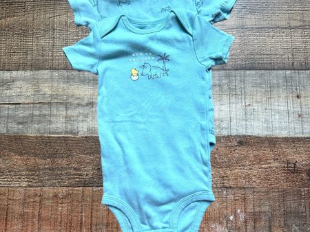 Carter s Set of Two Dino Onesies- Size 18M (sold as a set) Online Sale