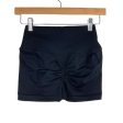 VertVie Black V Crossover Waist with Cinched Butt Biker Shorts NWT- Size S Online Hot Sale