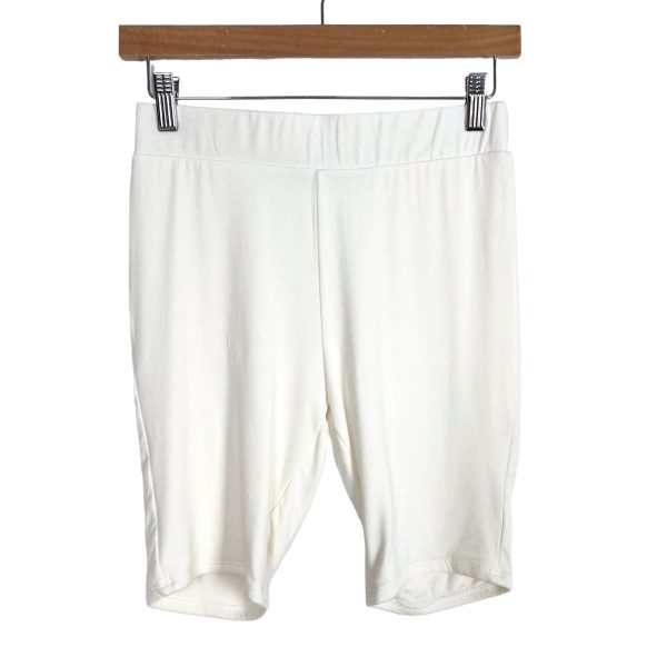 Naked Wardrobe Cream Super Soft Shorts- Size ~M (no size tag, fits like medium) Sale