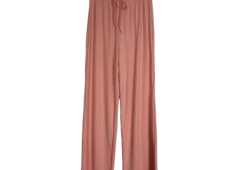 No Brand Pink Ribbed Long Sleeve Pants Set- Size S Cheap