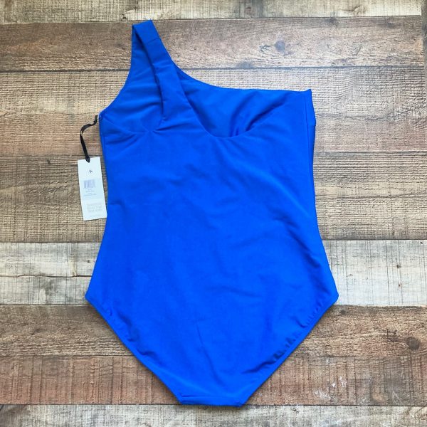 Stylest Electric Blue One Shoulder One Piece NWT- Size XL Online