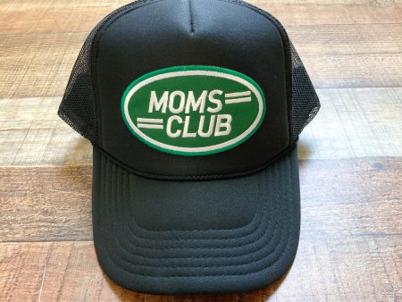 Otto Black Moms Club Back Mesh Adjustable Hat- One Size Fits Most Online Hot Sale