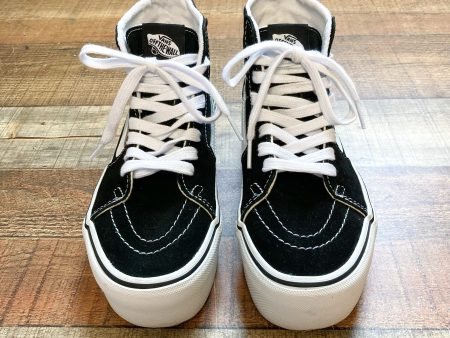 Vans Black High Top Sneakers- Size 7.5 Mens 6 Online