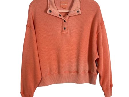 American Eagle Peach Quarter Snap Pullover- Size S (see notes) Online Sale