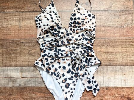 Aerie Animal Print Wrap Padded One Piece- Size M Cheap