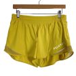 Lululemon Chartreuse with Side Mesh Peloton Running Shorts- Size 10 Tall Discount