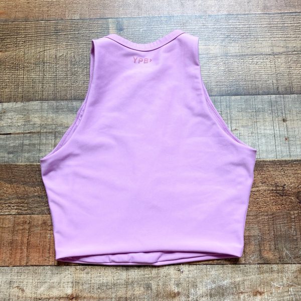 YPB Purple Front Snap Workout Tank- Size S (see notes) Online