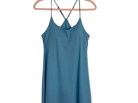 Vestique Blue with Built In Padded Bra Tennis Dress- Size M Fashion