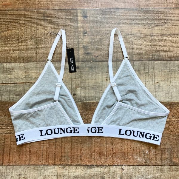 Lounge Grey Triangle Bra NWT- Size XL (we have matching underwear) For Cheap