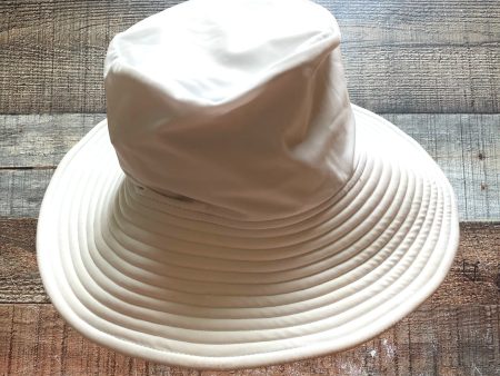 Infamous Swim Adult White Bucket Hat with Strap (see notes) on Sale