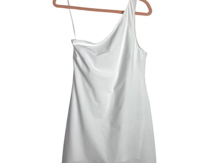 Abercrombie & Fitch White One Shoulder Tennis Dress- Size M Online Sale