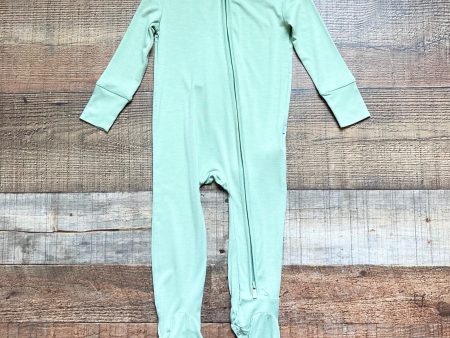 Posh Peanut Sage Zip Up Footie Outfit NWT- Size 9-12M Hot on Sale