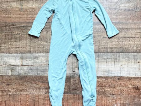 Kyte Baby Light Slate Blue Zip Up Footie Outfit- Size 6-12M Online