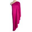 Tyche Pink One Shoulder Asymmetrical Hem Dress- Size S Online now