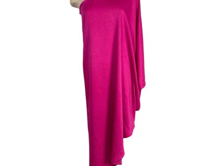 Tyche Pink One Shoulder Asymmetrical Hem Dress- Size S Online now