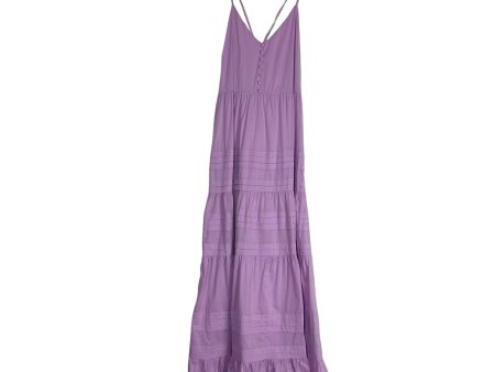 Buddy Love Lilac Front Faux Button Back Tie Dress- Size M Cheap