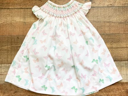 Cecil and Lou Butterfly Smocked Bishop Dress- Size 3T Supply