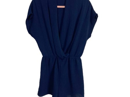 Cupshe Navy Surplice V-Neck Romper NWT- Size S on Sale