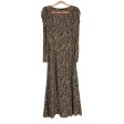 Zara Animal Print Puff Zipper Sleeve Dress- Size S Online now