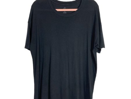 Aerie Real Soft Black Distressed Tee- Size M Online