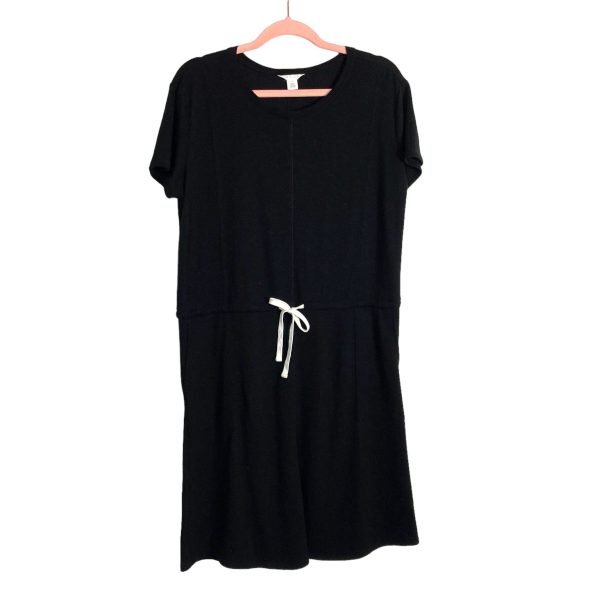 Caslon Black with White Drawstring Waist Dress- Size S Sale