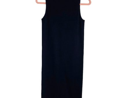 Yummie Black Spandex Mock Neck Dress- Size S For Sale