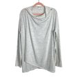 Gap Maternity Light Gray with Black Specks Draped Nursing Wrap Cardigan- Size L (see notes, sold out online) Online Sale