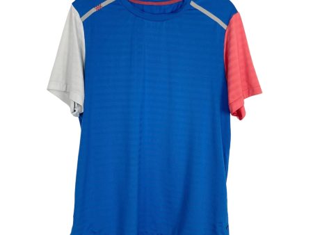 Rhone MEN’S Red White Blue Lightweight Tee- Size ~L (see notes) Hot on Sale