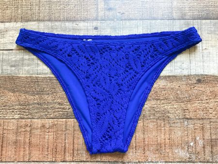 Aerie Blue Crochet Bikini Bottoms- Size S (we have matching top) Fashion