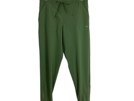 Albion Green Drawstring Zipper Hem Joggers- Size XS (Inseam 26”) Sale