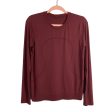 Lululemon Maroon Long Sleeve Tee- Size ~6 (see notes) Online Hot Sale