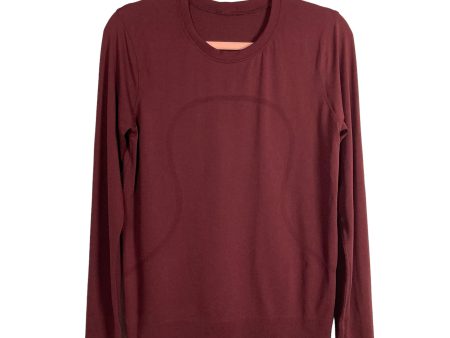 Lululemon Maroon Long Sleeve Tee- Size ~6 (see notes) Online Hot Sale