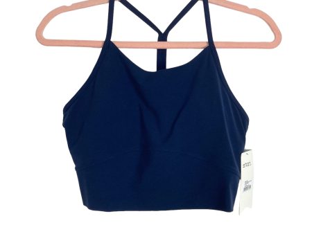 Stori Midnight Blue Legend Padded Cropped Shelf Tank NWT- Size 10 (we have matching leggings and biker shorts) Cheap