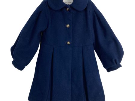 Janie and Jack Navy with Back Bow Dress Coat- Size 3-4 Online Hot Sale