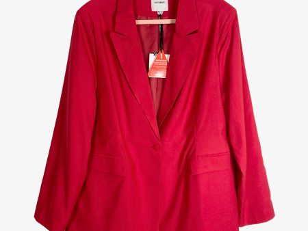 Extro&vert Red Blazer NWT- Size 16 (sold out online) For Sale