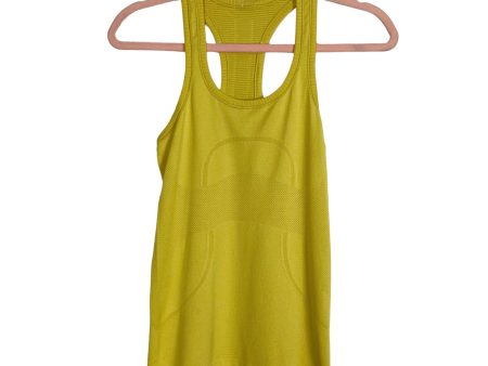 Lululemon Golden Mesh Striped Racerback Tank- Size 4 (see notes) Cheap