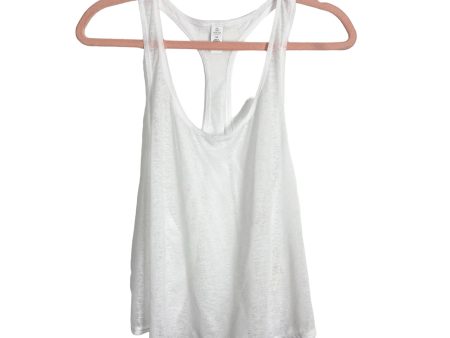 Offline by Aerie White Sheer Racerback Tank NWT- Size M Online now