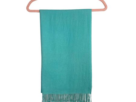 No Brand Mint Green Tassel Fringe Scarf (see notes) Fashion