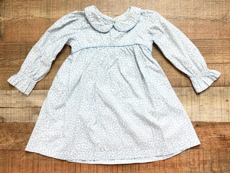 Grace & James Blue Floral Print Collared Dress- Size 3T (see notes) Online now