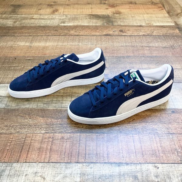 Puma Suede Classic XXI Navy Peacoat MEN S Sneakers- Size 11.5 (LIKE NEW) Discount