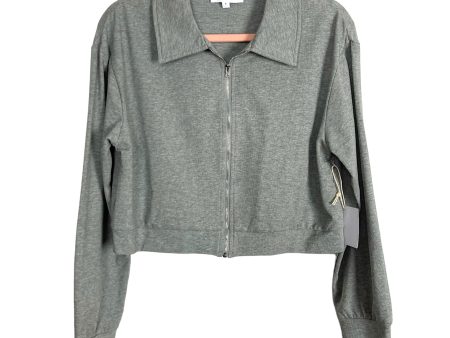 All the Ways Grey Cropped Jacket NWT- Size S Sale