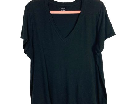 Madewell Black V-Neck Tee- Size XL (see notes) For Cheap