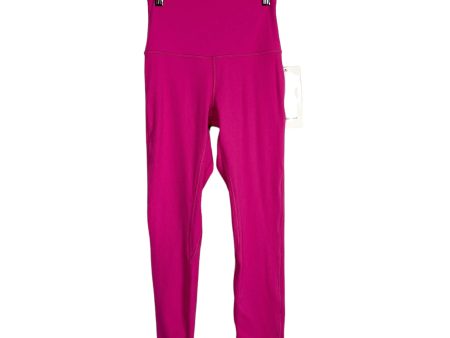 Lululemon Align Hot Pink Ribbed High Rise Leggings NWT- Size 4 (Inseam 25 ) Online Hot Sale