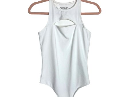 Abercrombie & Fitch White Cut Out Tank Bodysuit- Size S (see notes) Supply