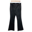 Scoop Black Coated High Rise Flare Jeans- Size 10 (Inseam 32.5”) For Sale