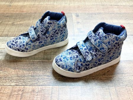 Gap Kids x Disney Gray Mickey Mouse Velcro High Top Sneakers-Size 11 (Great Condition) Sale