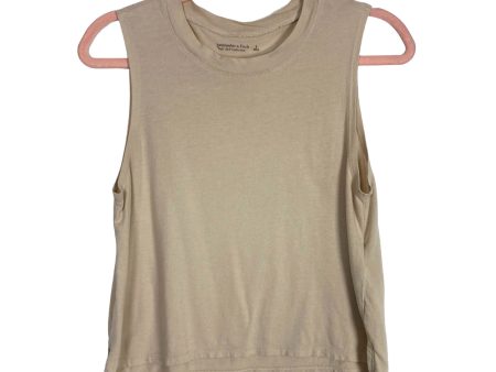 Abercrombie & Fitch Tan Tank- Size S Cheap