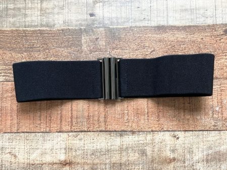 No Brand Black Elastic Belt- Fits like XS S Online now