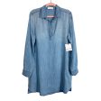 Bella Dahl Chambray Roll Tab Dress NWT- Size L (sold out online) Hot on Sale