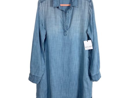 Bella Dahl Chambray Roll Tab Dress NWT- Size L (sold out online) Hot on Sale